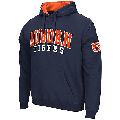 Men's Colosseum Navy Auburn Tigers Double Arch Pullover Hoodie