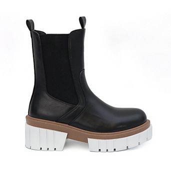 Yoki Mikeey-12 Women's Short Chelsea Boots
