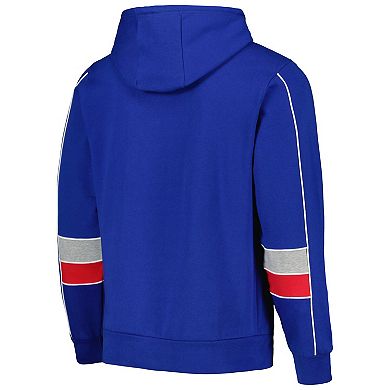 Men's Starter Royal Buffalo Bills Captain Pullover Hoodie