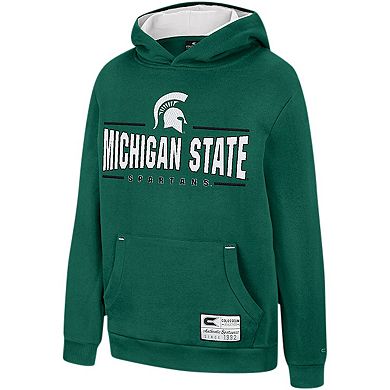 Youth Colosseum Green Michigan State Spartans Lead Guitarists Pullover Hoodie