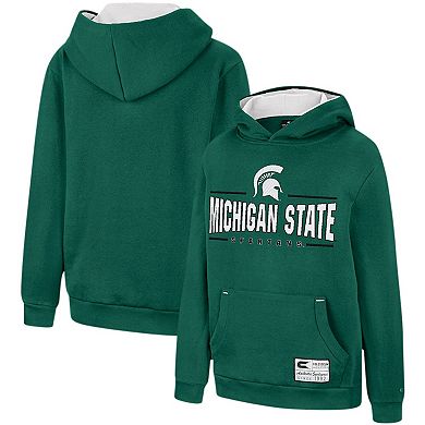 Youth Colosseum Green Michigan State Spartans Lead Guitarists Pullover Hoodie