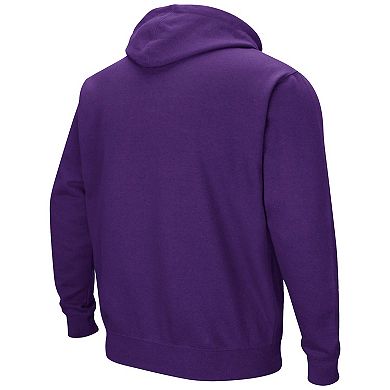 Men's Colosseum Purple Washington Huskies Sunrise Pullover Hoodie