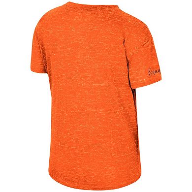 Women's Colosseum Orange Syracuse Orange Finalists Tie-Front T-Shirt