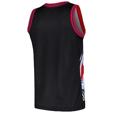 Men's Mitchell & Ness Black New England Patriots Big Face 7.0 Fashion Tank Top