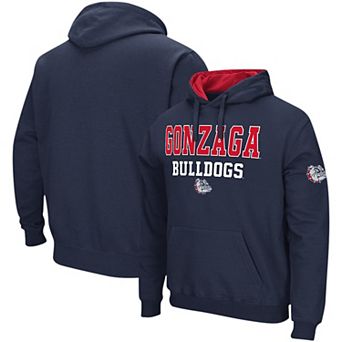 Men's Colosseum Navy Gonzaga Bulldogs Sunrise Pullover Hoodie