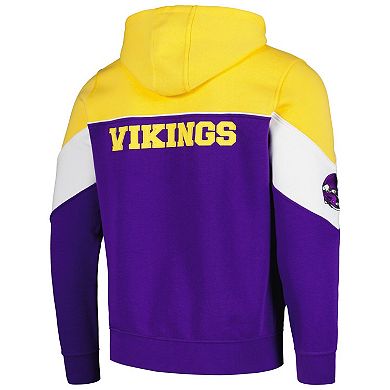 Men's Starter Purple/Gold Minnesota Vikings Running Back Full-Zip Hoodie