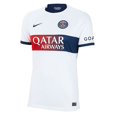 Women's Nike Lee Kang In White Paris Saint-Germain 2023/24 Away Stadium Replica Player Jersey