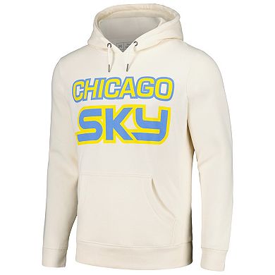 Unisex Playa Society Oatmeal Chicago Sky Pullover Hoodie