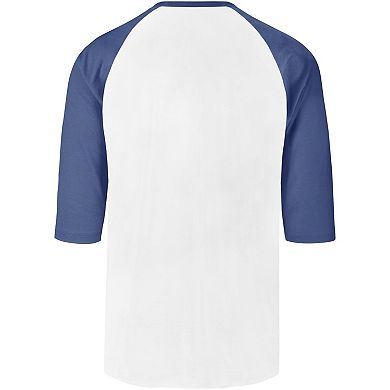 Men's '47 Cream Boston Red Sox City Connect Crescent Franklin Raglan Three-Quarter Sleeve T-Shirt