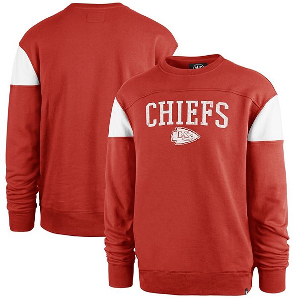 Men's '47 Red Kansas City Chiefs Groundbreaker Onset Pullover Sweatshirt