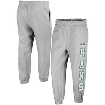 Women's '47 Gray Los Angeles Rams Double Pro Harper Jogger Sweatpants
