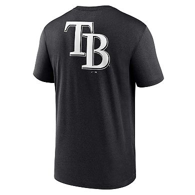 Men's Nike Black Tampa Bay Rays Fashion Over Shoulder Logo Legend T-Shirt