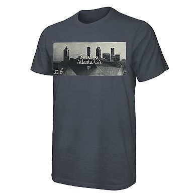 Men's Majestic Threads Gray Atlanta Falcons Sundays Skyline T-Shirt
