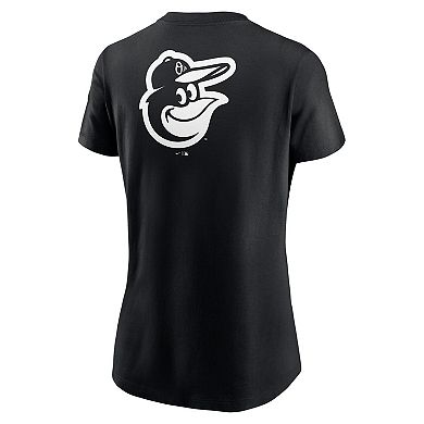 Women's Nike Black Baltimore Orioles Over Shoulder T-Shirt