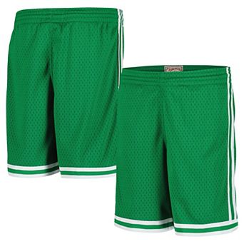 Youth Mitchell & Ness Green Boston Celtics Hardwood Classics Swingman Shorts