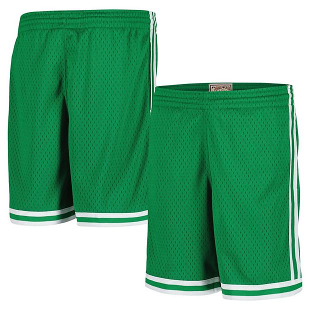 Youth Mitchell Ness Green Boston Celtics Hardwood Classics Swingman Shorts