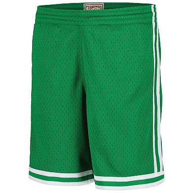 Youth Mitchell & Ness Green Boston Celtics Hardwood Classics Swingman Shorts