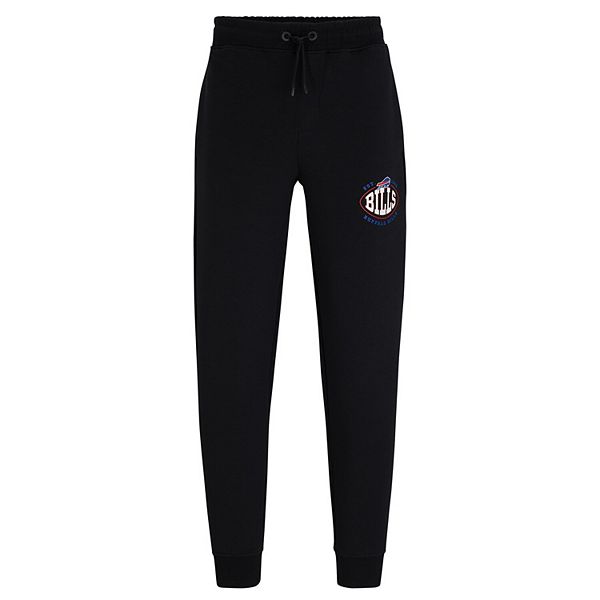 Men's BOSS X NFL Black Buffalo Bills Sack Tri-Blend Tracksuit Pants