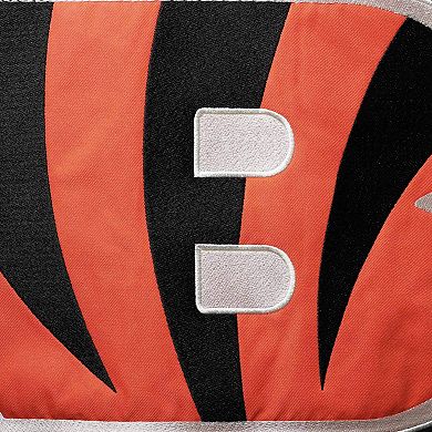 Men's '47 Black Cincinnati Bengals Lacer V-Neck Pullover Hoodie