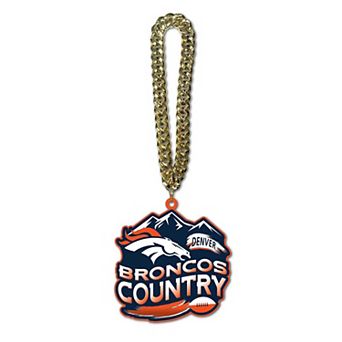MOJO Denver Broncos Slogan Fan Chain Necklace