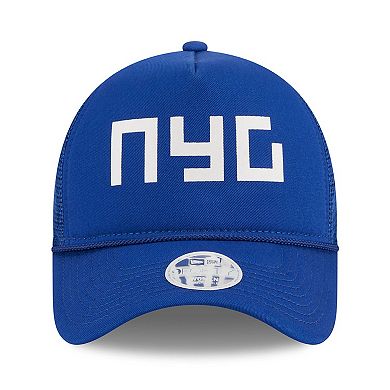 Women's New Era Royal New York Giants McGee Trucker 9FORTY Adjustable Hat