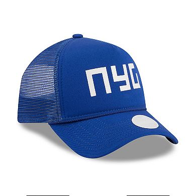 Women's New Era Royal New York Giants McGee Trucker 9FORTY Adjustable Hat