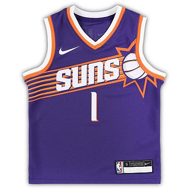 Preschool Nike Devin Booker Purple Phoenix Suns Swingman Player Jersey - Icon Edition