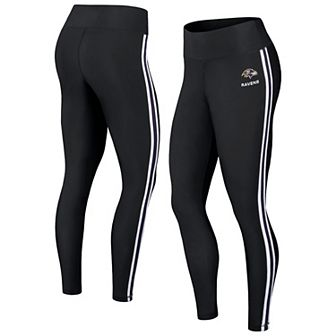 Women's WEAR by Erin Andrews Black Baltimore Ravens Color Block Leggings