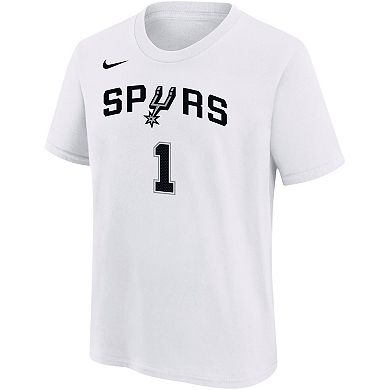 Youth Nike Victor Wembanyama White San Antonio Spurs Name & Number ...