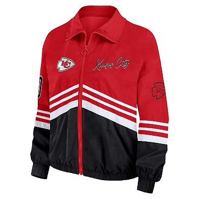 Women's WEAR by Erin Andrews Red Kansas City Chiefs Vintage Throwback ...