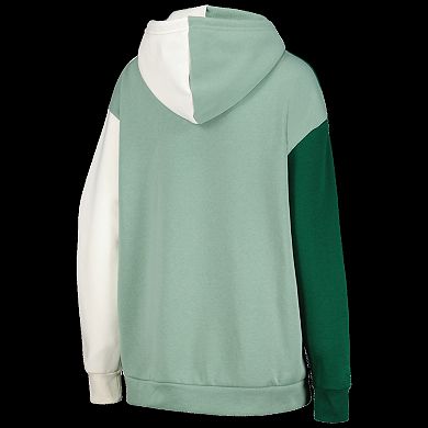 Women's Gameday Couture Green Oregon Ducks Hall of Fame Colorblock Pullover Hoodie