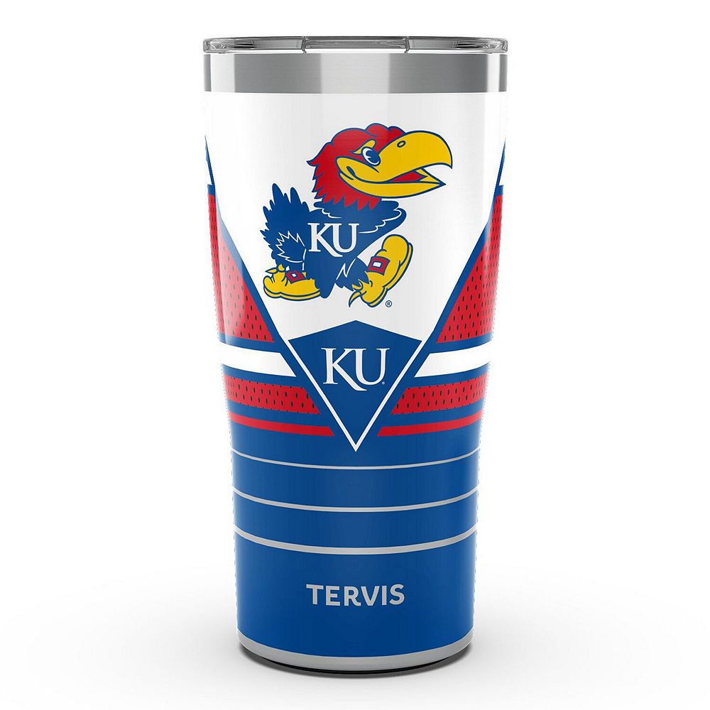 Tervis Traveler Kansas Jayhawks MVP - Bicchiere Termico In Acciaio Inox, 850 G, Tripla Parete