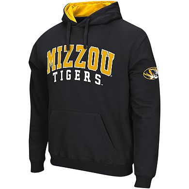 Men's Colosseum Black Missouri Tigers Double Arch Pullover Hoodie