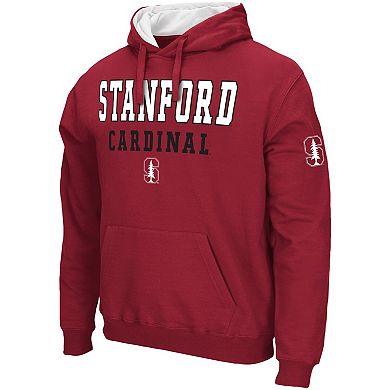 Men's Colosseum Cardinal Stanford Cardinal Sunrise Pullover Hoodie
