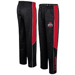 Youth Colosseum Heathered Charcoal Louisville Cardinals Fleece Pants