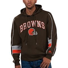 Mitchell & Ness Brown Cleveland Browns Big Face 5.0 Pullover Hoodie