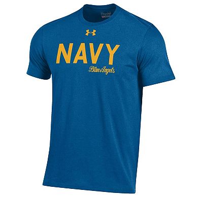 Men's Under Armour Royal Navy Midshipmen Blue Angels T-Shirt