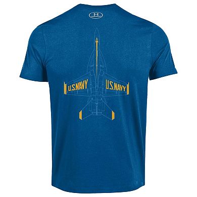 Men's Under Armour Royal Navy Midshipmen Blue Angels T-Shirt