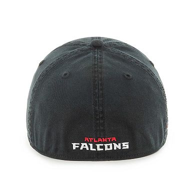 Men's '47 Black Atlanta Falcons Sure Shot Franchise Fitted Hat
