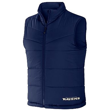 Men's NFL x Darius Rucker Collection by Fanatics Navy Denver Broncos Colorblocked Full-Zip Vest