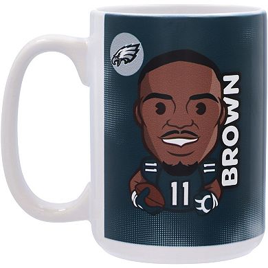 A.J. Brown Philadelphia Eagles 15oz. Player Caricature Mug
