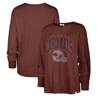 Women's '47 Cardinal Arizona Cardinals Tom Cat Long Sleeve T-Shirt