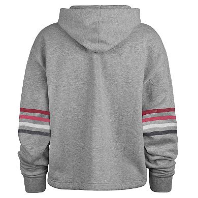 Women's '47 Gray Arizona Cardinals Upland Bennett Pullover Hoodie