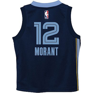 Preschool Nike Ja Morant Navy Memphis Grizzlies Swingman Player Jersey - Icon Edition