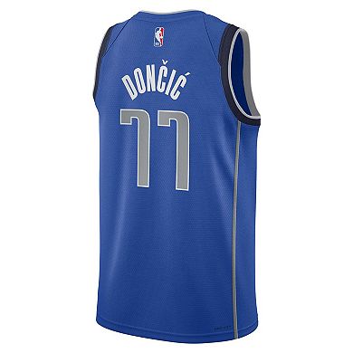 Youth Nike Luka Dončić Blue Dallas Mavericks Swingman Jersey - Icon Edition