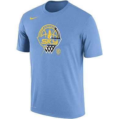 Unisex Nike Light Blue Chicago Sky Split Logo Performance T-Shirt