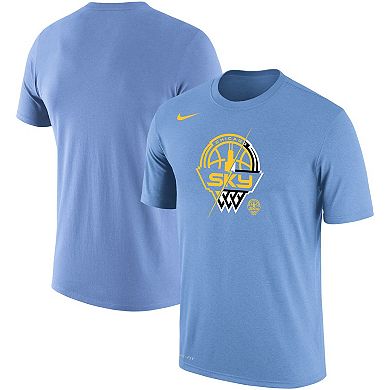 Unisex Nike Light Blue Chicago Sky Split Logo Performance T-Shirt