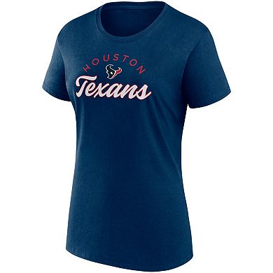 Women's Fanatics Branded Navy Houston Texans Primary Component T-Shirt