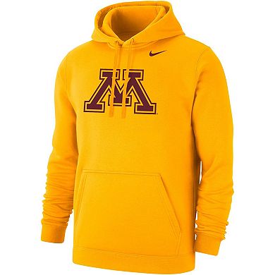 Men's Nike Gold Minnesota Golden Gophers Primary Logo Club Fleece ...