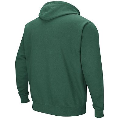 Men's Colosseum Green Baylor Bears Double Arch Pullover Hoodie